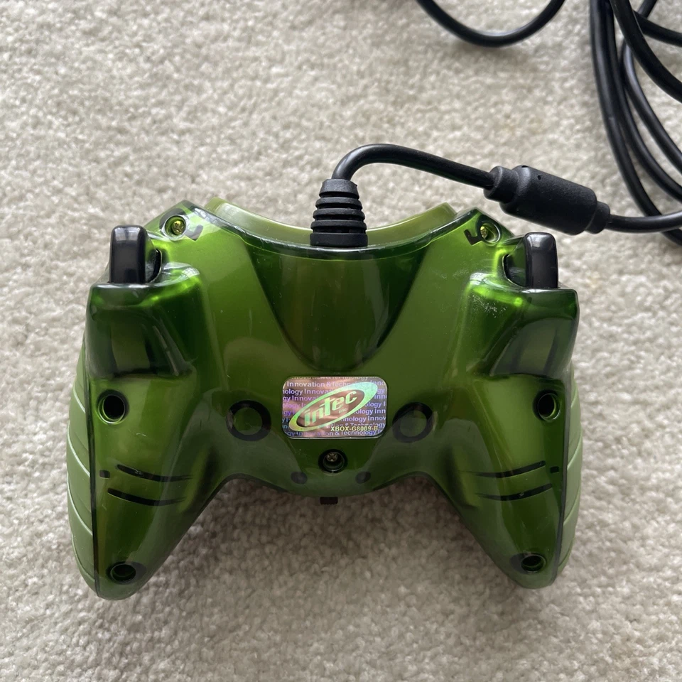Xbox Control Intec Controller Xbox-G8005-B Wow Green SEE Description For Parts - Image 4 of 4