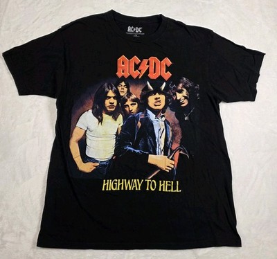 AC/DC Men's Highway To Hell T-shirt Size Large