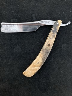JRM Vintage Frederick Reynolds 7/8” Rattler | Buckeye Burl | Shave Ready