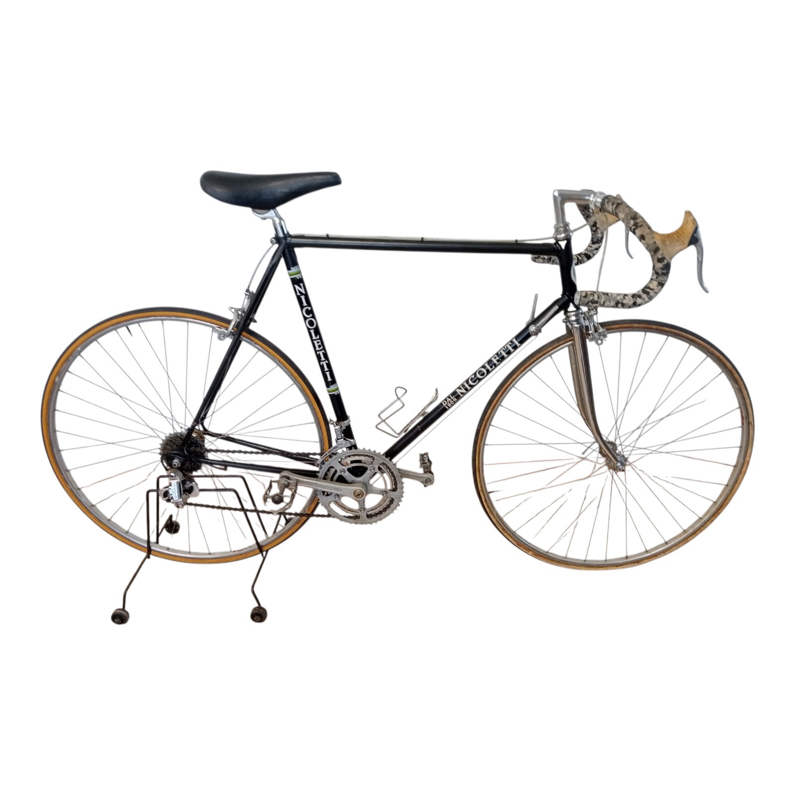 cycles Nicoletti Verona racing bike vintage Campagnolo steel 58 cm.