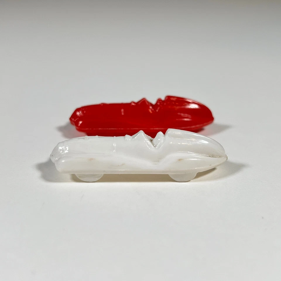 Lote de 3 coches de carreras de plástico estilo galleta Kellogg’s Sugar Puff cereal años 50 Foto 2 de 4