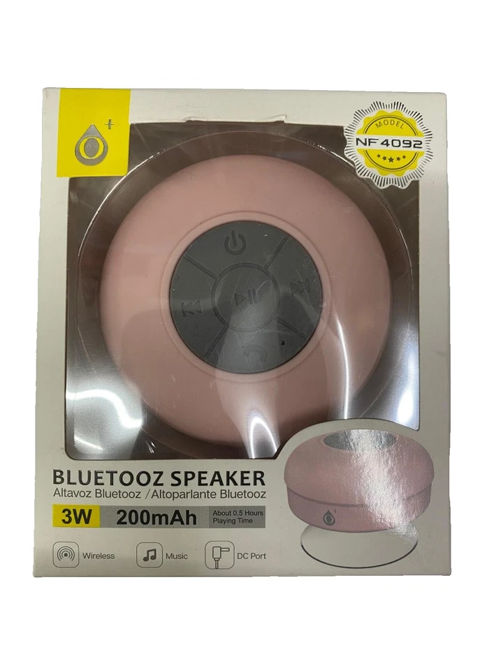 Haut-Parleurs Bluetooth Rose Modèle NF4092 Neuf Son Portable Élégant - Photo 1/1