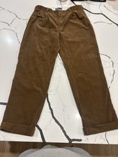 Vintage 1990s Polo Ralph Lauren Corduroy Pants Mens 38x32 RN41381 Pleated Cuffed