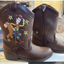Disney Pixar Toy Story Cowboy Boots Woody Bullseye Toddler Size 11 NWT