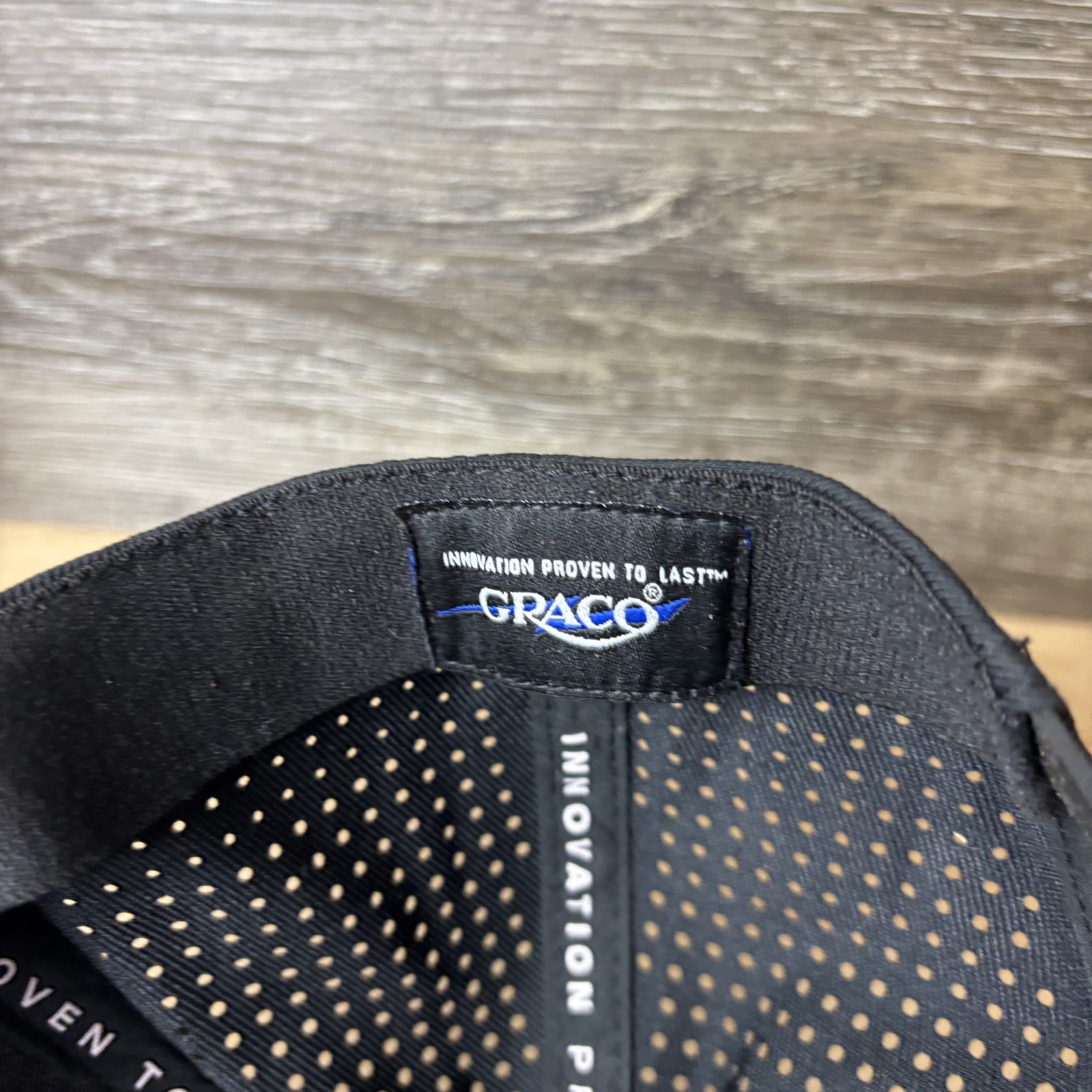 Graco Hat Cap Snap Back Black Mesh Embroidered Lo… - image 9