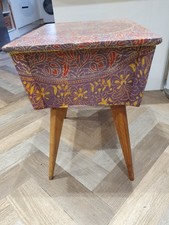 Restored Mid Century Sewing Box 1950's Made In England Restored In Wales