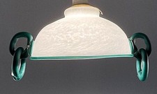 PARALUME IN VETRO DI MURANO, Ø 230 mm, FATTO A MANO, RICAMBIO PER LAMPADARI