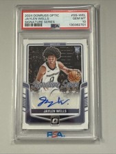 2024-25 Donruss Optic Jaylen Wells Signature Series Auto Psa 10