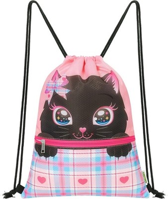 Kinderrucksack mit Kordelzug -  Turnbeutel für Schule und Sport