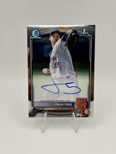 Jonah Tong 2025 Bowman Chrome Prospect 1st Autographs  #CPA-JTO (AU, RC)