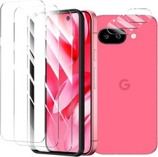 3 Screen Protector and 3 Camera Lens Protector for Google Pixel 9A with a Instal
