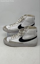 Nike Kids Blazer Mid '77 DA4086-100 White Black Basketball Sneakers Size 6.5Y