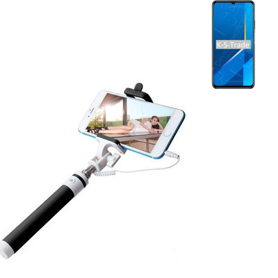 Für Huawei Honor X10 Max Selfiestick Selfie Stange keine Batterie nötig schwar