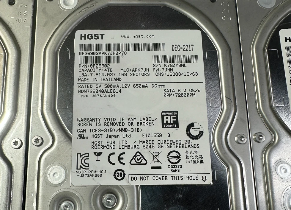 HGST 4TB Computer Internal Hard Disk Drives for sale | eBay