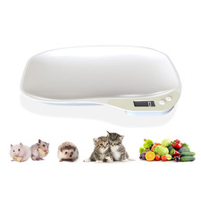 Small Digital Pet Scale for Dogs Cats, Max 33 Lbs LCD Display Small Animal Scale