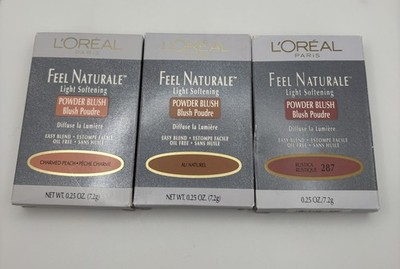 L'Oreal Feel Naturale Light Softening Blush 0.25oz NIB CHOOSE SHADE