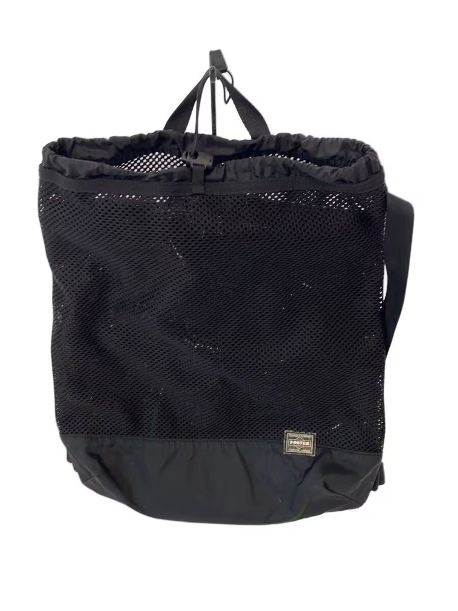PORTER SCREEN Knapsack Backpack, Polyester, Black… - image 1