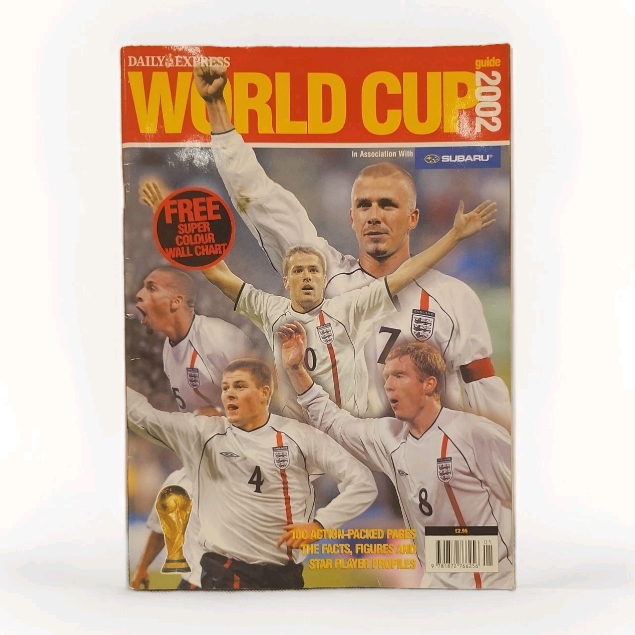 World Cup 2002 Magazine Guide + Wall Planner – One Page Damaged