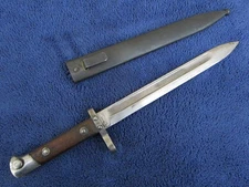 ORIGINAL WW1 M1895 GERMAN MADE AUSTRIAN BAYONET AND SCABBARD MAKER SIMSON SUHL