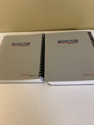 Cincinatti Machine Tools Manuals (Operating and Programming) for HPC500XT, 630XT