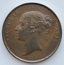 1853 Victoria Copper Penny (OT)