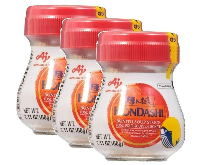 Stock de sopa Ajinomoto Hondahi Bonito 2,11 oz (3 paquetes)