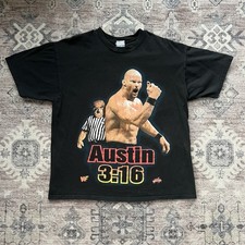 Vintage Stone Cold Steve Austin Wrestling Monster Referee T-Shirt Size Medium