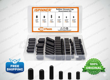  100 PCS CARBURETOR  VACUUM RUBBER CAP PLUG ASSORTMENT KIT INTAKE VACUUM LINES
