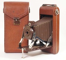 F97663  BROWN No. 1A Pocket Kodak Series II Camera  Case