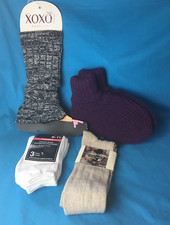 Socks Leg Warmer Tall Boot Toppers  No Show  Booty Calf Length Dress John Bay