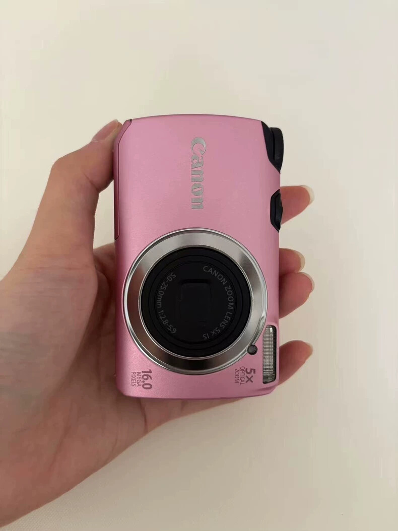 Canon PowerShot A3300 IS 4GB SDHC カード付 Canon PowerShot A3300 IS With 4GB SDHC Card Digital Camera Pink