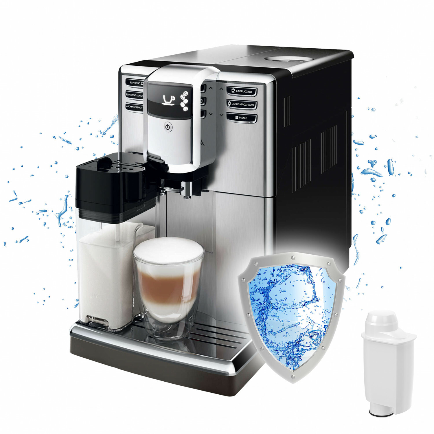 6x Wasserfilter für Saeco CA6702 CA6702/10 CA6702/00 Brita Intenza Plus