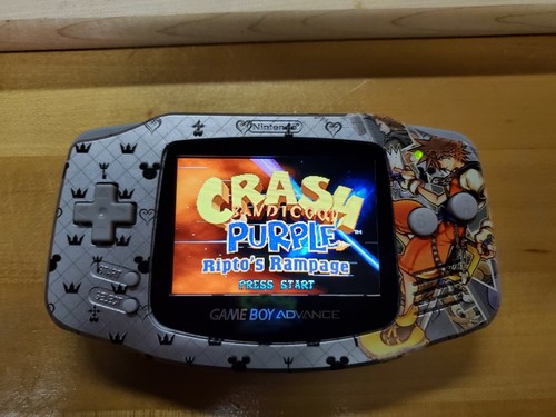Kingdom Hearts GBA Carcasa Portátil Completa Carcasa Game Boy Retroiluminada IPS FF  - Imagen 4 de 4