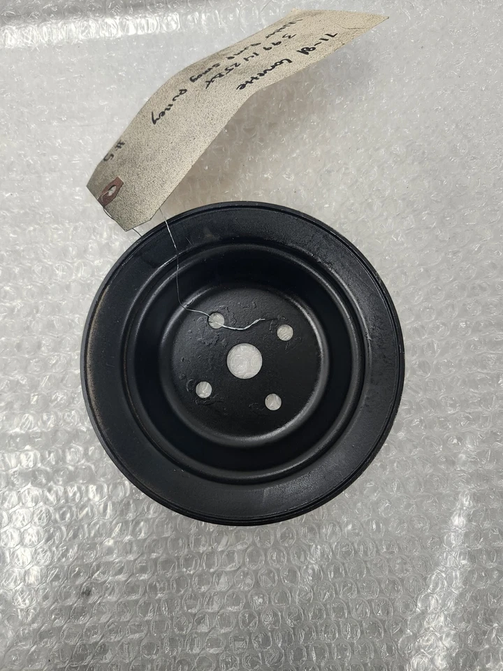 C3 Corvette 1971-81 bomba de agua polea de aire smog ranura profunda única GM 3991425 BX Foto 2 de 4