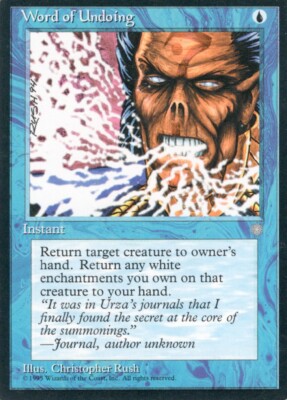 1X WORD OF UNDOING BLUE ICE AGE MTG MAGIC MP X1 (yourdeckbuilder)