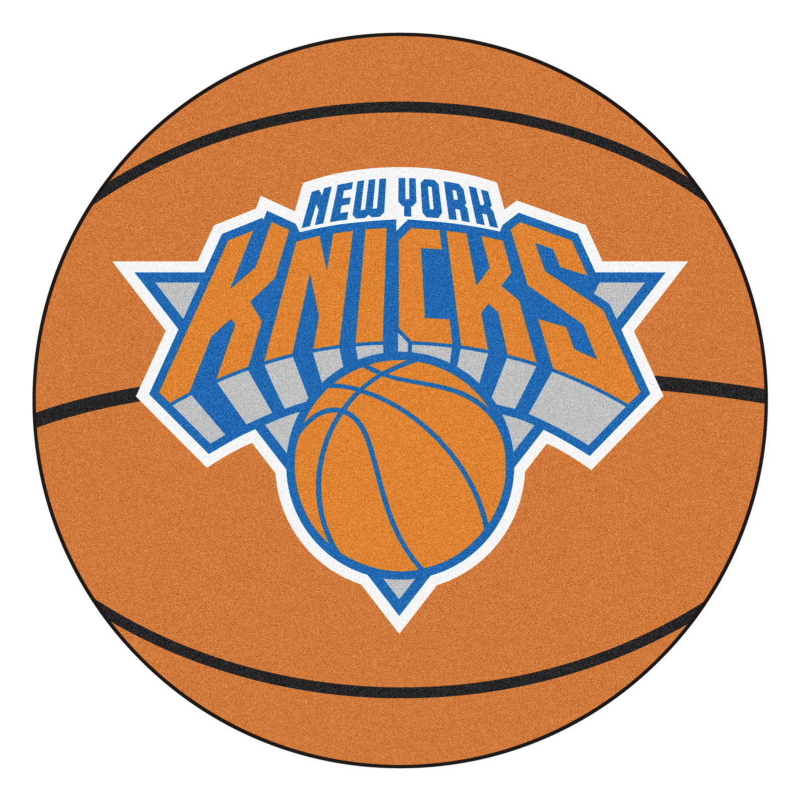 Fanmats 10202 NBA New York Knicks Basketball Mat 27" diameter