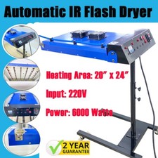 Screen Printing 6000W 220V 20" x 24" Automatic IR Flash Dryer with Sensor 50Hz
