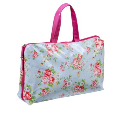Kulturbeutel Blumen Tasche Covent Garden Chic Reisetasche Royal Kosmetik - Reißverschluss Größe M/L