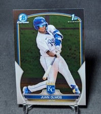 Juan Olmos 1st Chrome Prospects Rookie Card RC 2023 Bowman #BCP-136 KC Royals