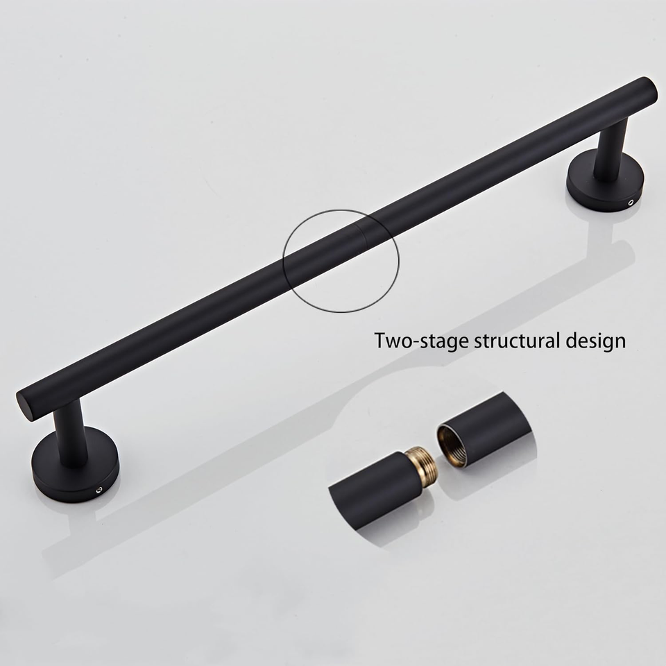 Bathroom Towel Bar, 18Inch Towel Rack for Bathroom Wall Mounted, Matte