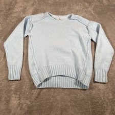 We The Free Women's Tunic Sweater Size S Light Blue Thicker Longer Sleeve