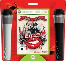 Xbox 360 - Lips: Deutsche Partyknaller + 2 Mikrofone sehr guter Zustand