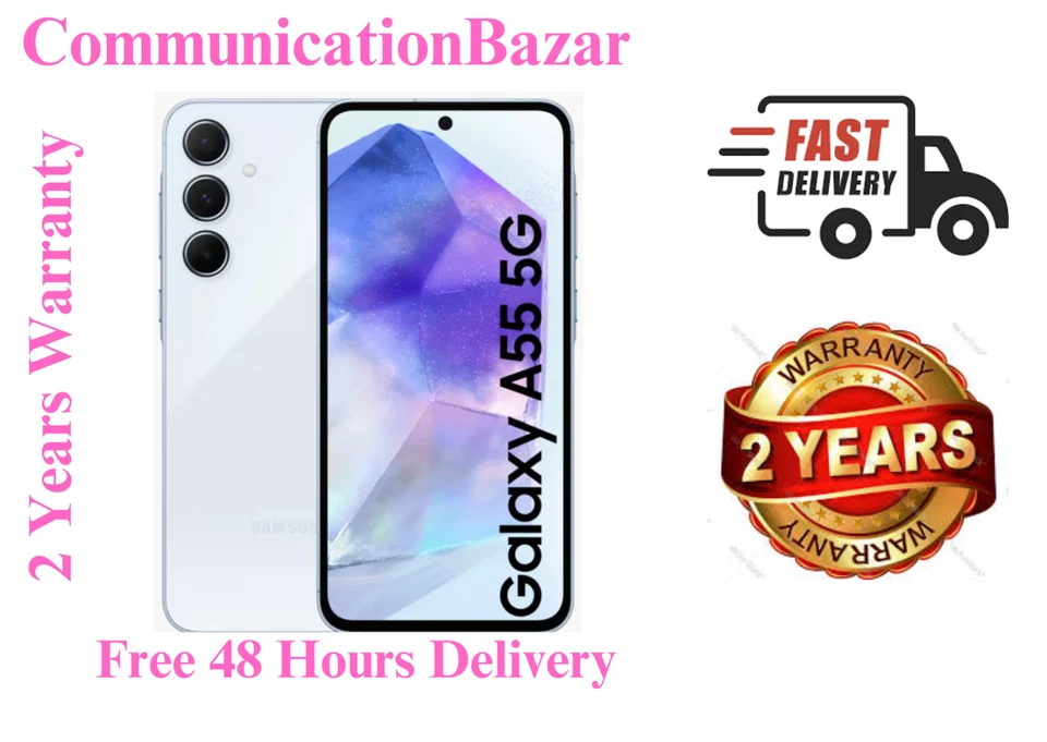 New Samsung Galaxy A55 5G 128GB 8GB Unlocked D/S 2024 Android SmartPhone - Image 4 of 4