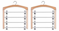 2Er Set Zeller Mehrfach RockbüGel HosenbüGel KleiderbüGel AnzugbüGel Holz