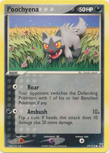 Pokemon Card - Delta Species 79/113 - POOCHYENA (common) - NM