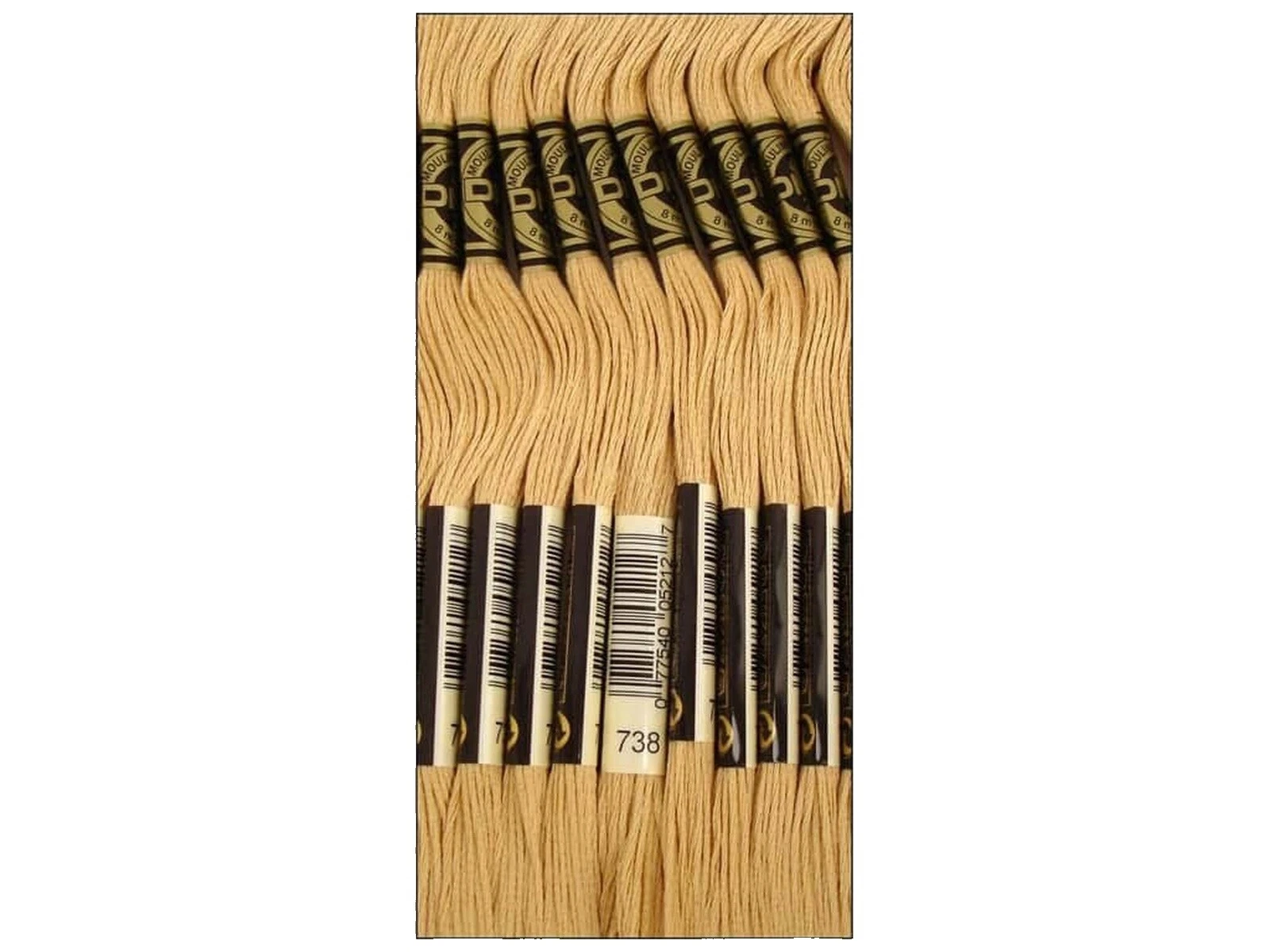 DMC Pulled Thread Cross Stitch Flosses Brown