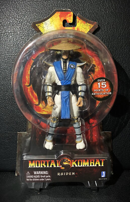 Mortal Kombat Figur Raiden Jazwares Neu OVP MOSC NetherRealm PBM Warner Bros 