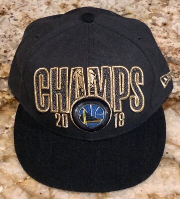 NEW ERA Golden State Warriors 2018 Champions Snapback Flat Bill Baseball Cap Het