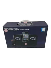 Portable iHip Stereo Speakers Phone PC Battery AC Remote Penn Date Nittany Lions