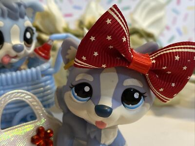 Figurine Littlest Pet Shop (LPS) Husky Chien #1684 - Occasion